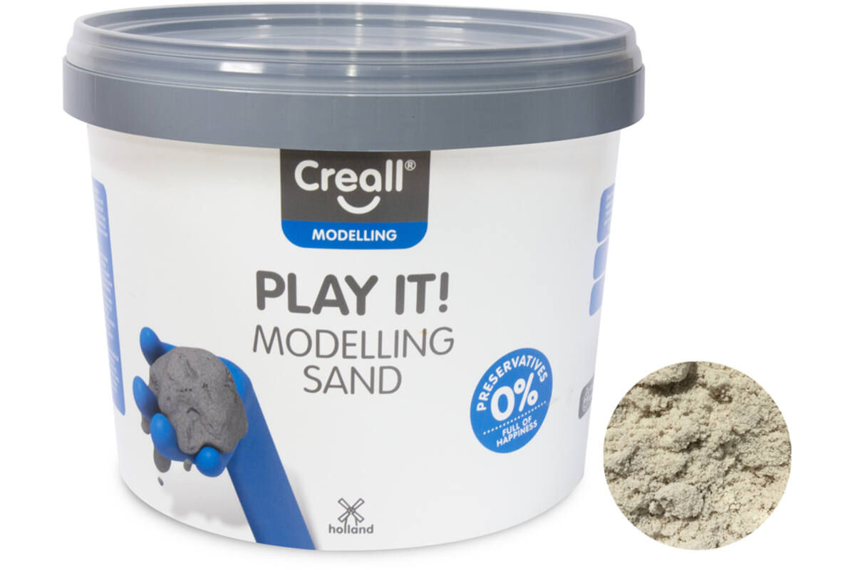 Modelleerzand Creall Play it! naturel, 2500 gr