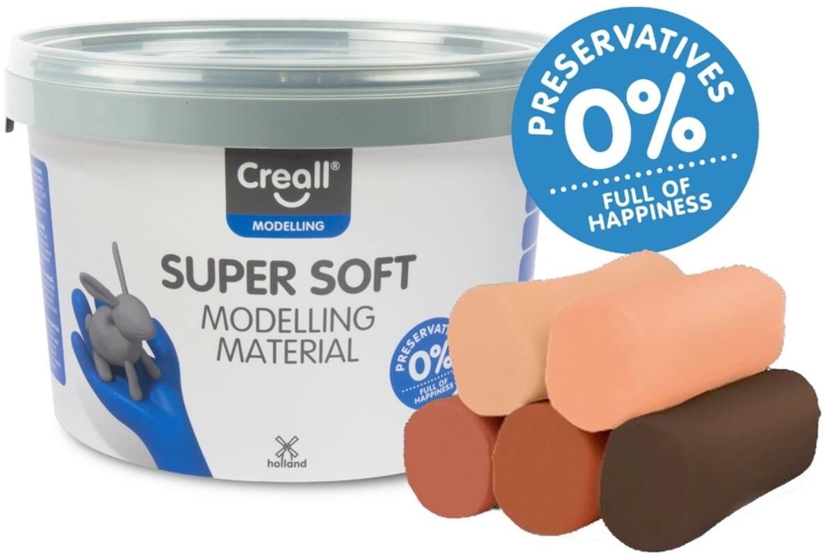 Klei Creall Super soft huidtinten, 1750 gram