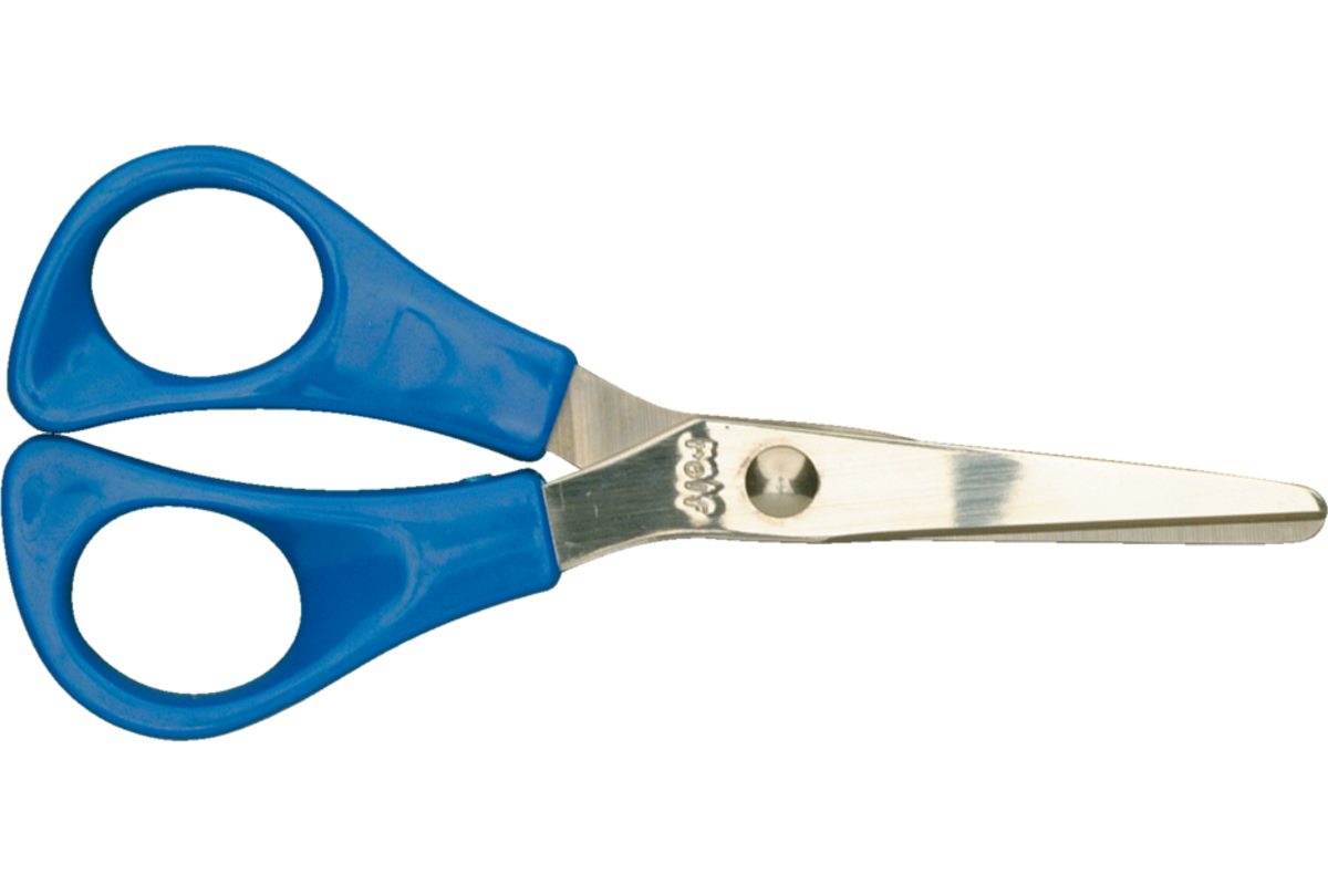 Kleuterschaartje 14 cm blauw