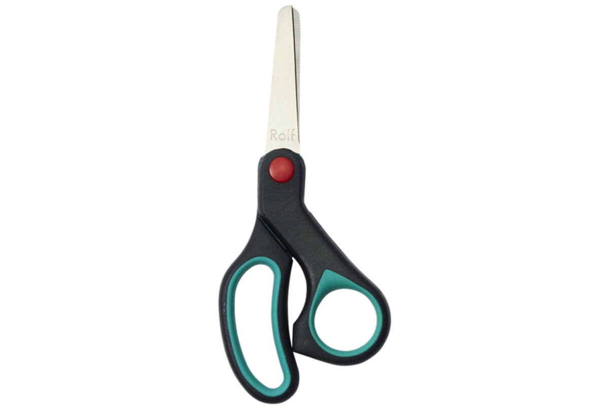 Schaar 13 cm soft-grip knutselschaar ronde punt