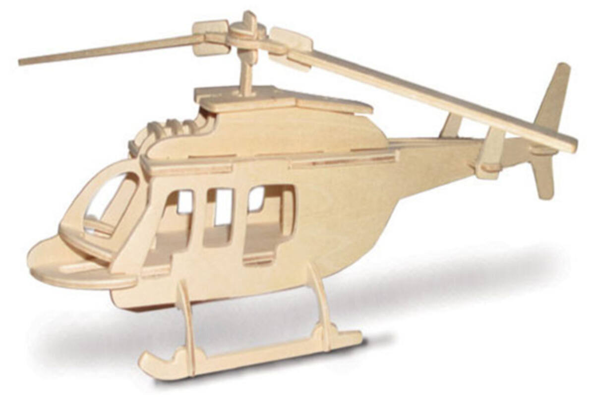 Bouwpakket hout FSC Helikopter 206