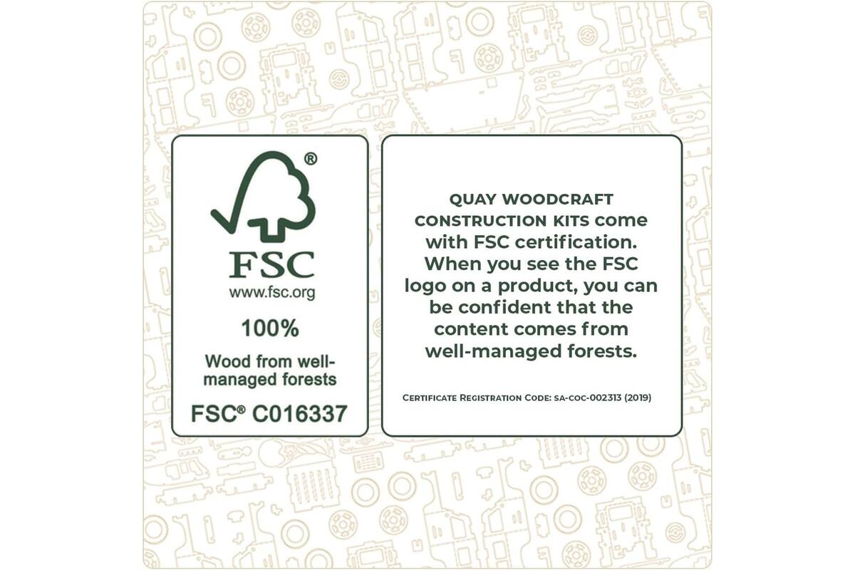 Bouwpakket hout FSC Hert