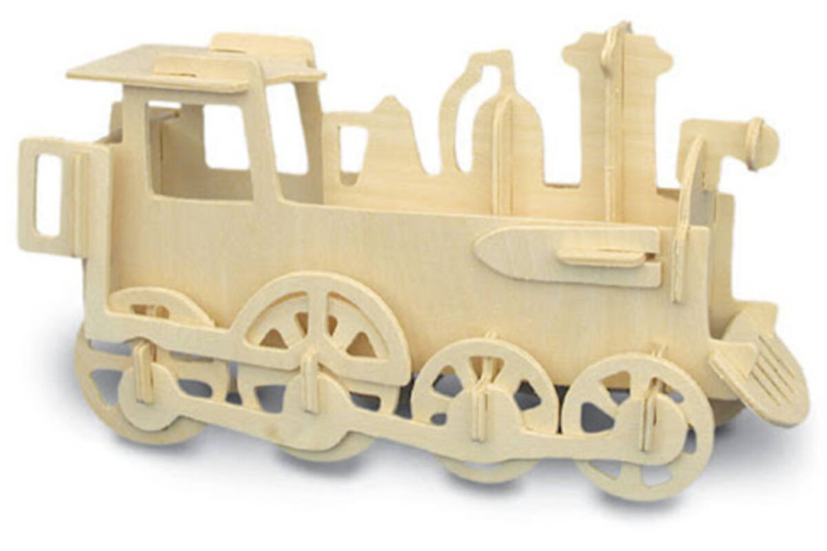Bouwpakket hout FSC Locomotief