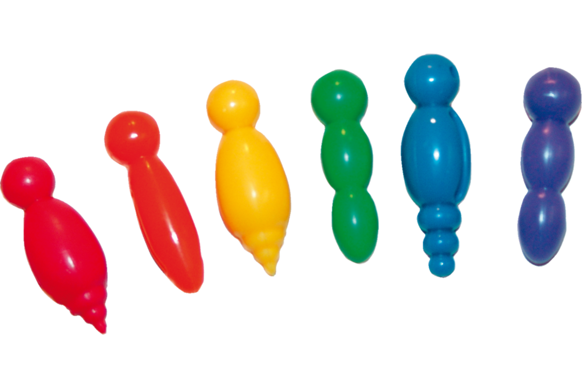 Vlinderlijfjes kunststof 2 x 5 cm 75 stuks assorti kleuren