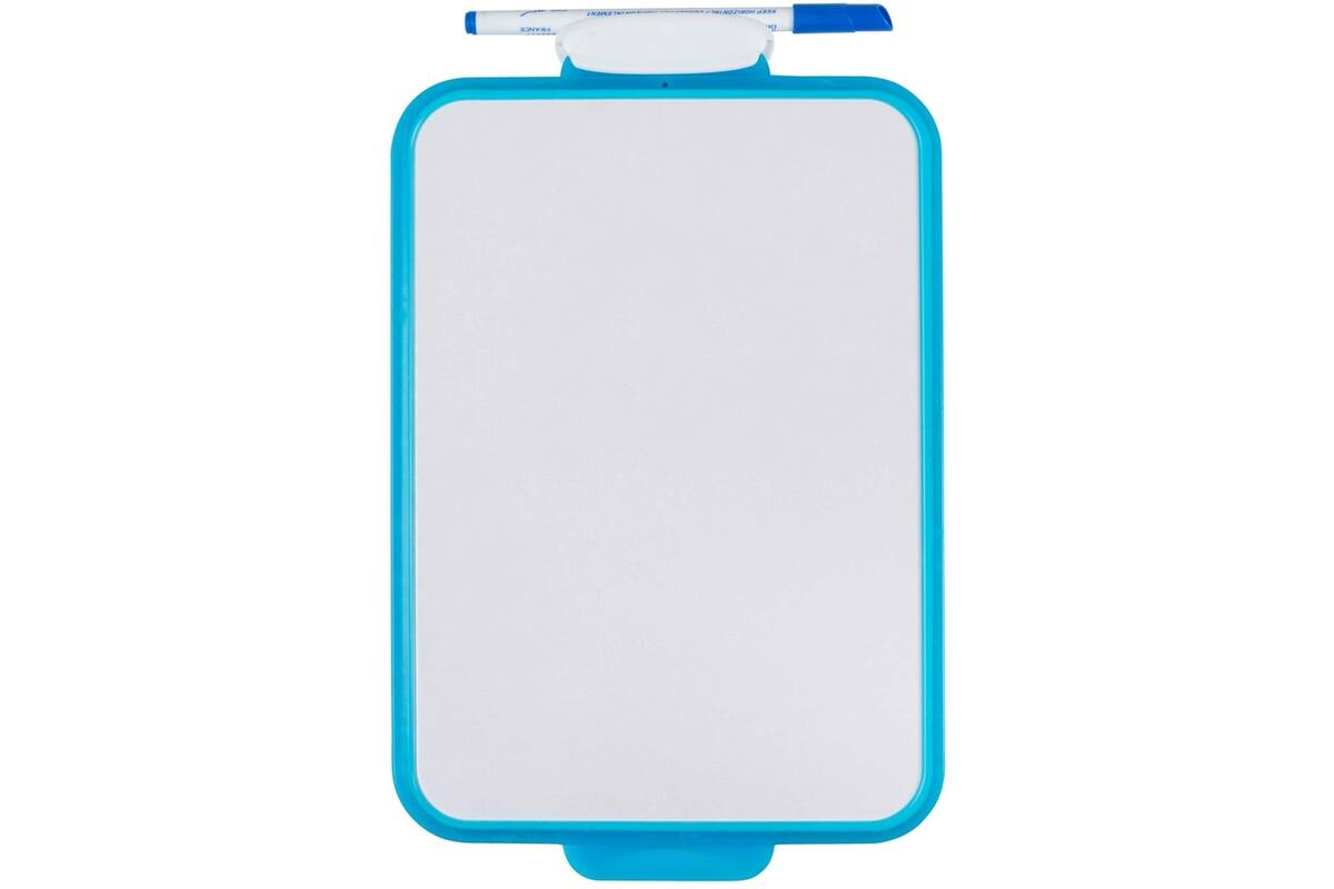 Whiteboard/wisbord BIC Velleda 19 x 26 cm blauw. 24 stuks