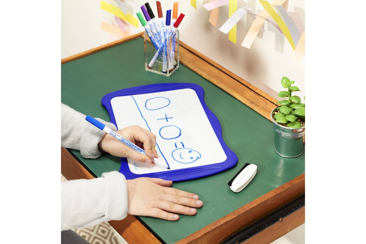 Whiteboard/wisbord BIC Velleda assorti 20 x 30 cm, 24 stuks