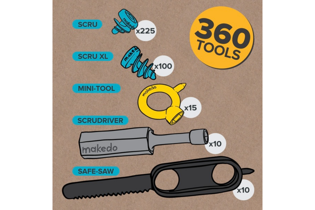 Makedo Discover Basisset 126-delig