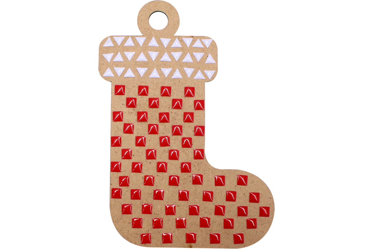 Houten kerstversiering +/-14 cm, 50 stuks