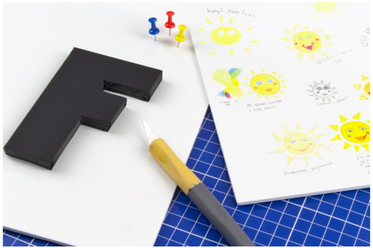 Foamboard A3 wit 5mm 2 zijdig mat papier, 10 stuks