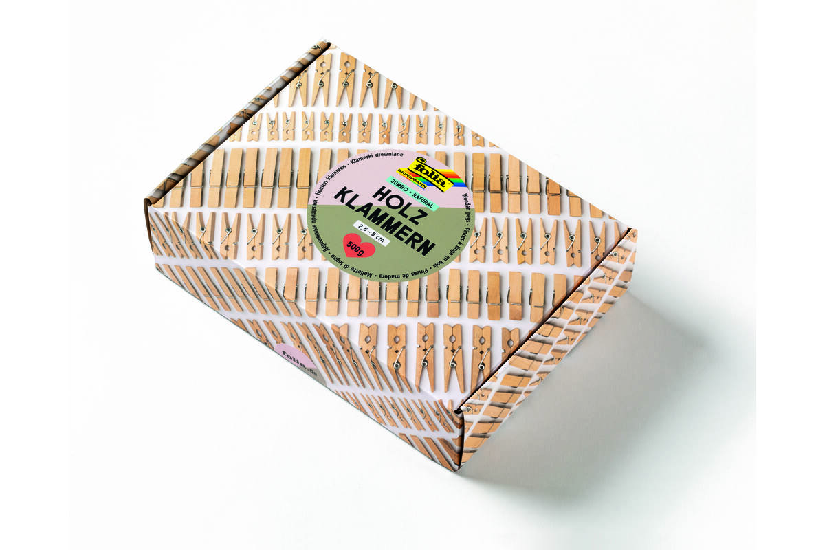 Crea-box Mini-wasknijpers naturel, 500 gr