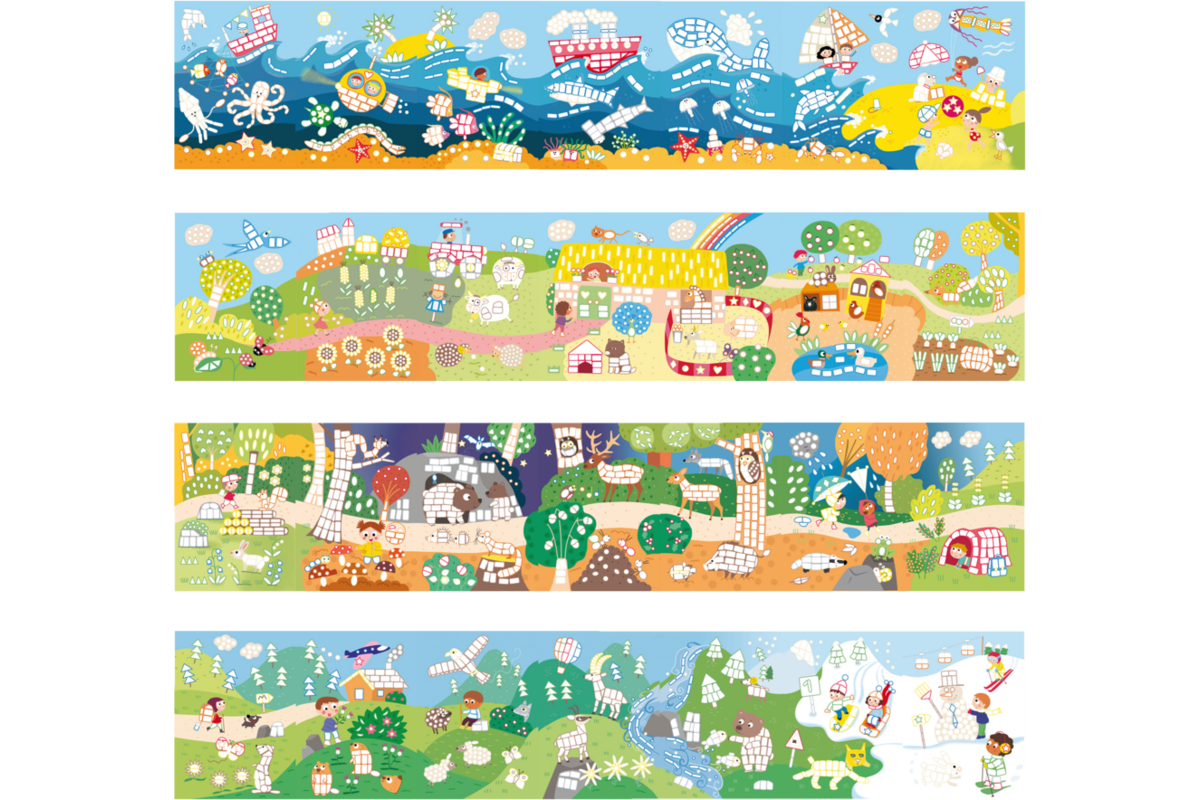 PlayMais® Classic muur landschappen