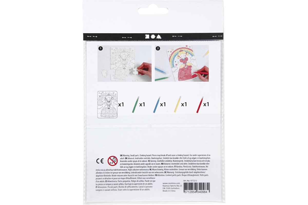 Mini activiteit , puzzel - prinses