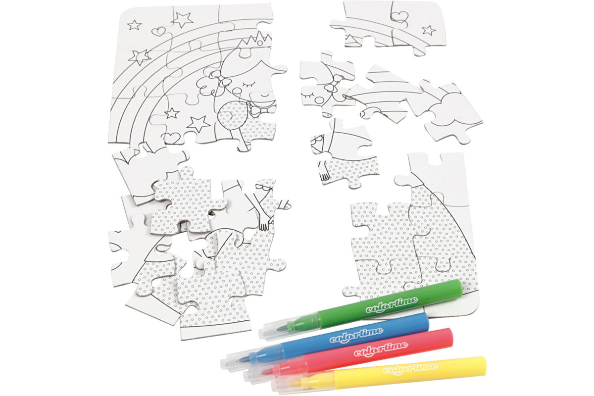 Mini activiteit , puzzel - prinses