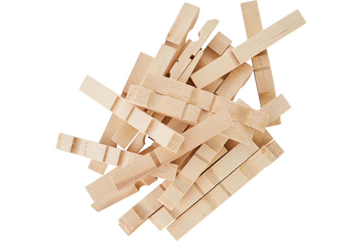 Wasknijpers half, 1000 stuks