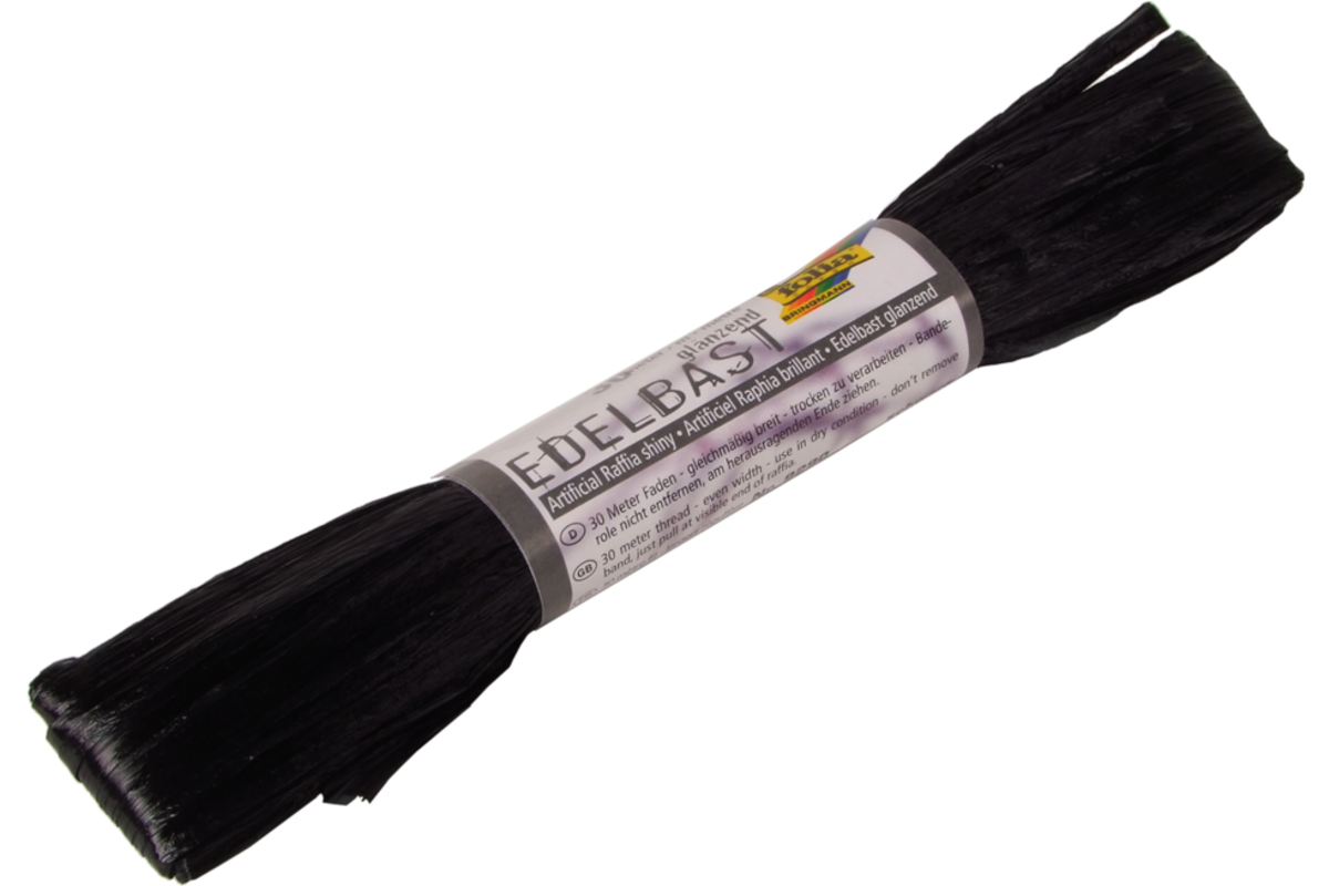 Kunstraffia 10 gr. zwart circa 30 meter