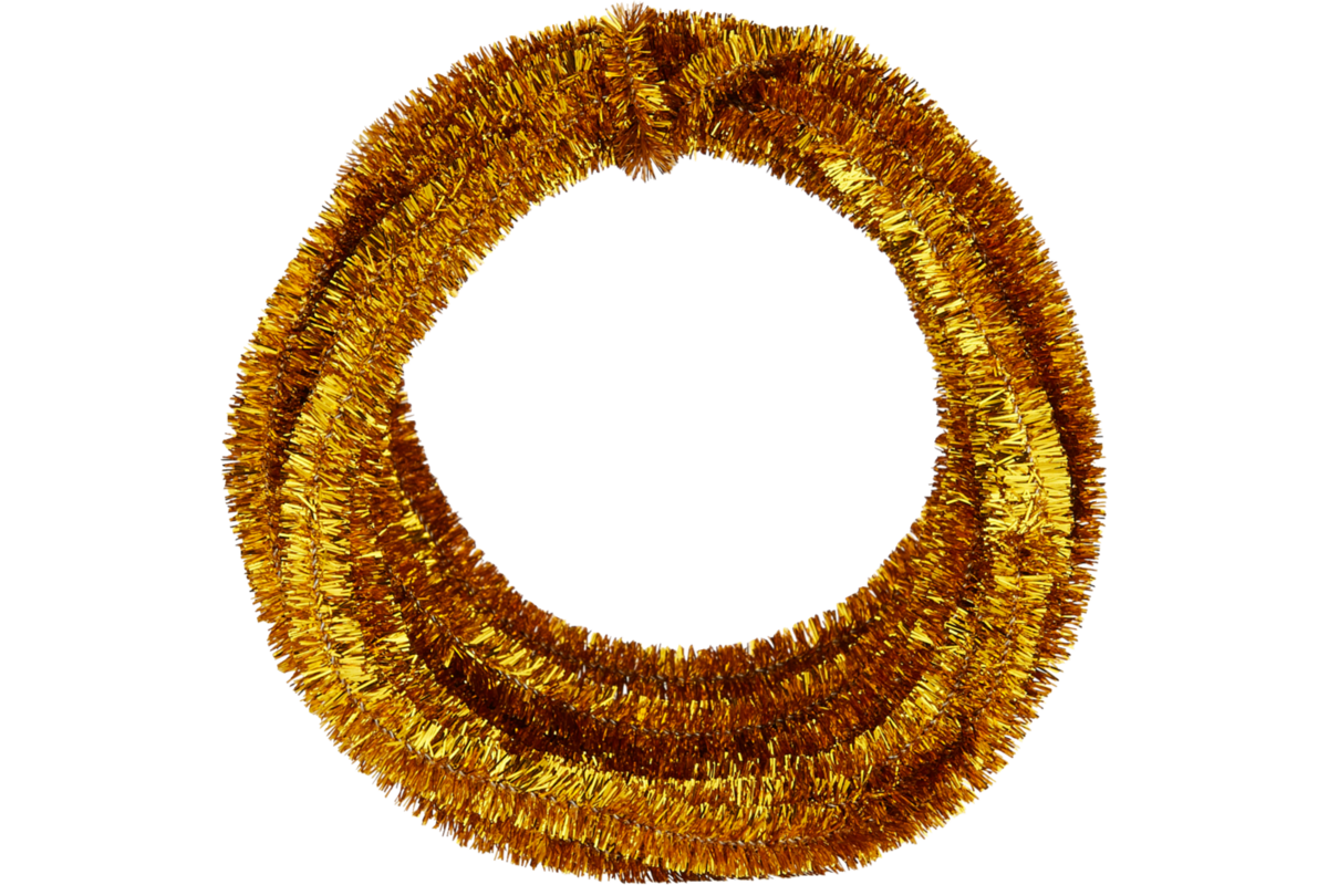 Chenilledraad 7 mtr x 9 mm goud