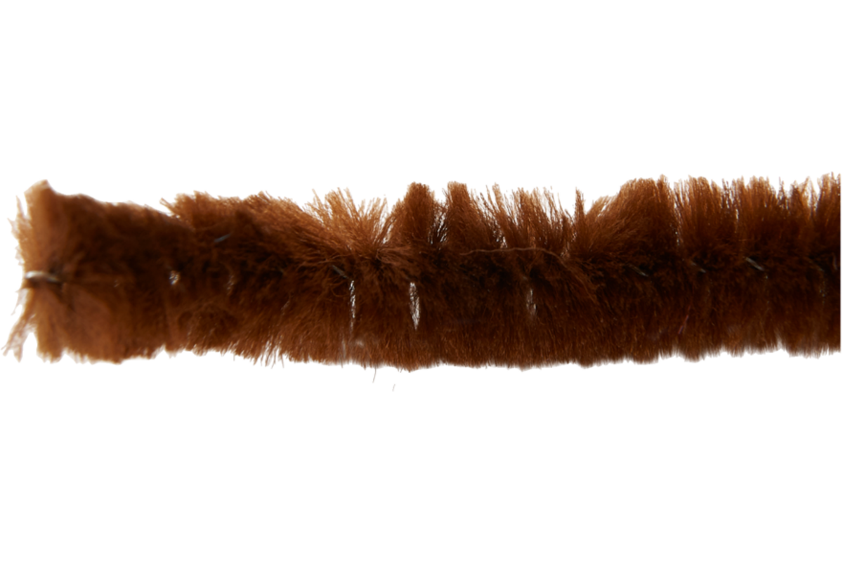 Chenilledraad 7 mtr x 9 mm donkerbruin