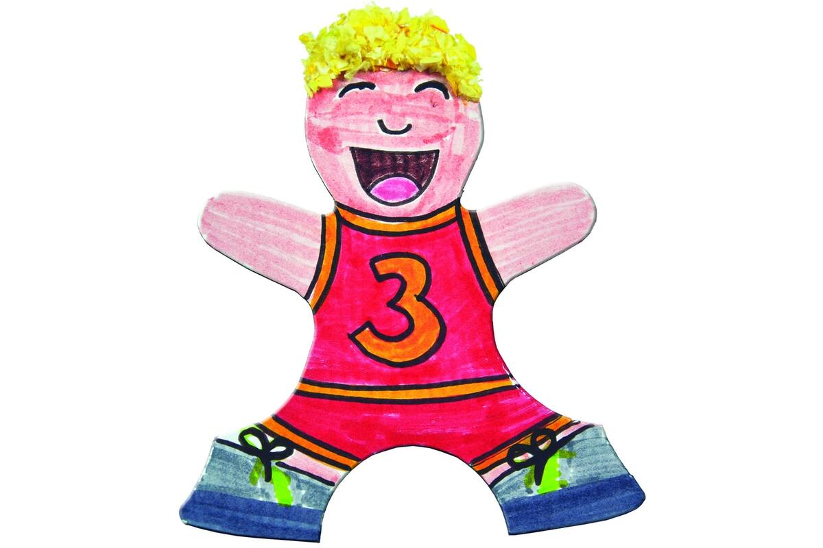 Puzzelfiguren kinderen 11 x 15 cm, 24 stuks