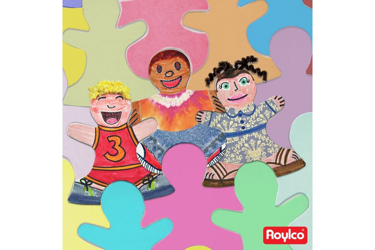 Puzzelfiguren kinderen 11 x 15 cm, 24 stuks