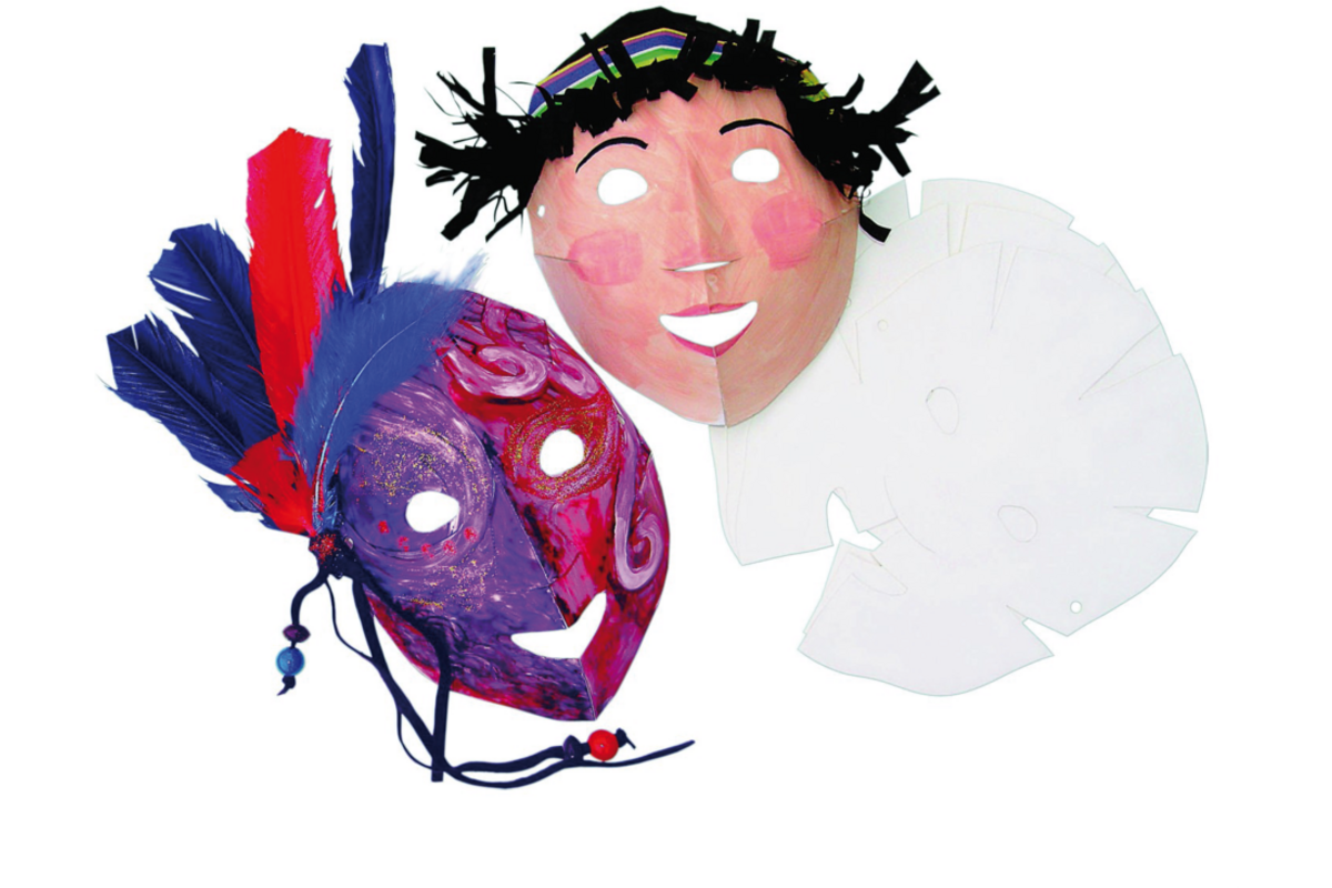 Vouwmaskers 21 x 27 cm, 40 stuks