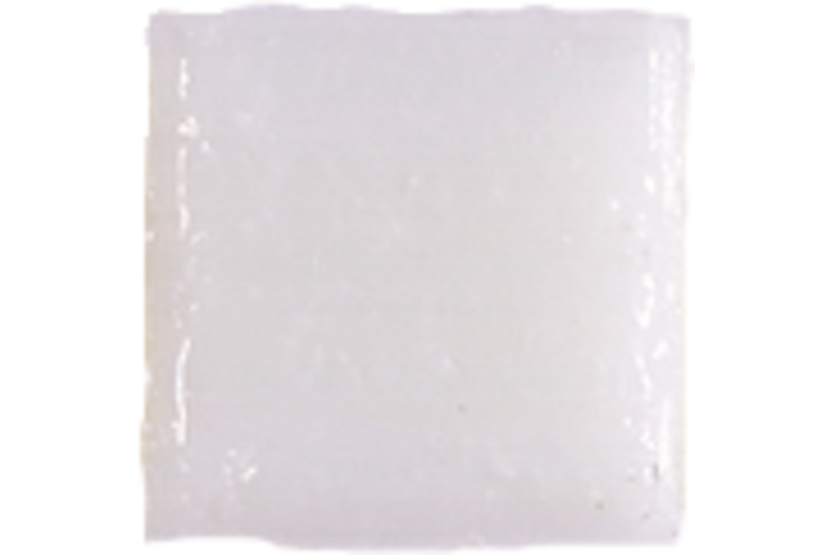 Glasmozaïek wit vierkant 1 x 1 cm, 300 stuks