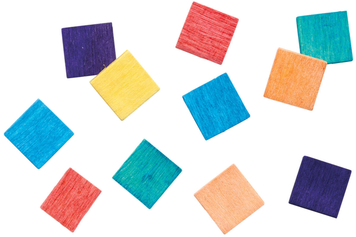 Spaanmozaïek gekleurd 1,3 x 1,3 cm