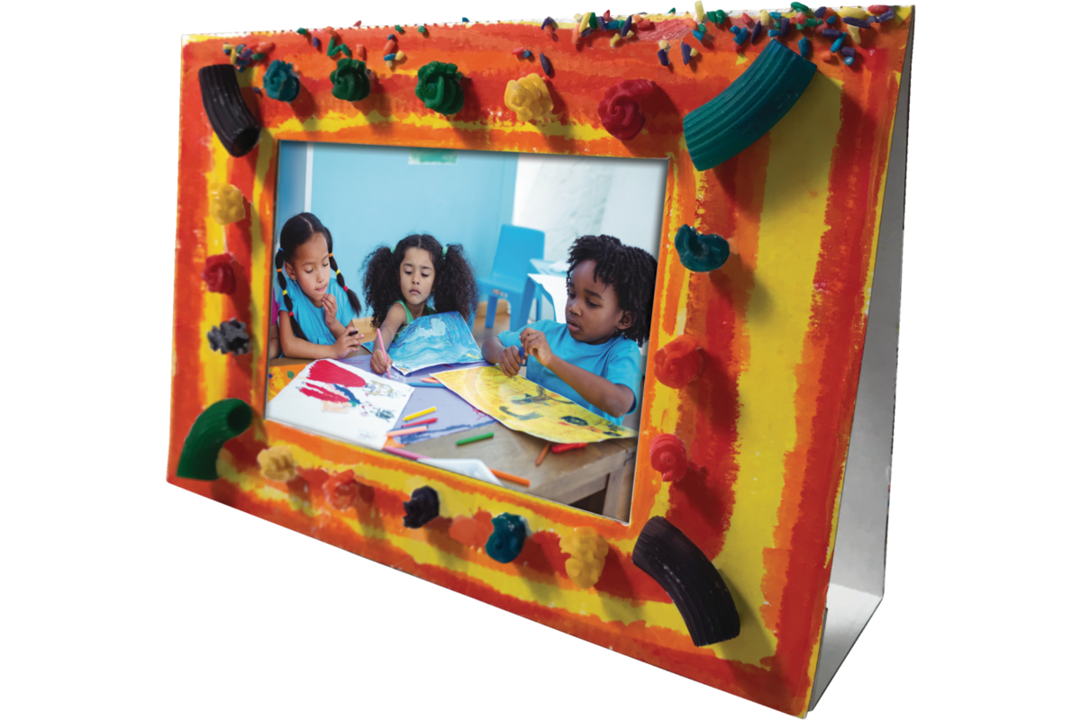 Fotolijst karton staand 18 x 27 cm, 24 stuks