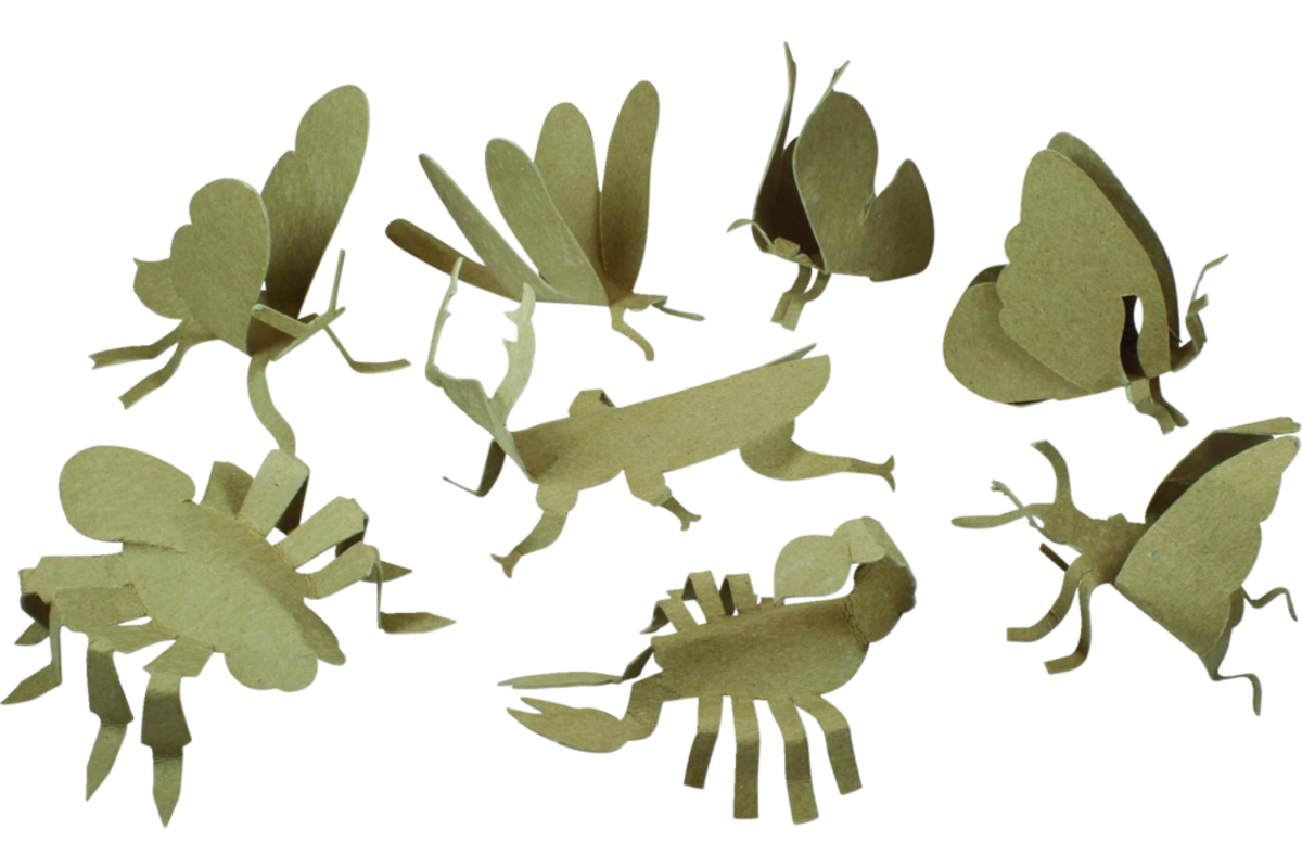 PlayMais® MOSAIC aanvulset insecten sculpturen, 10 stuks