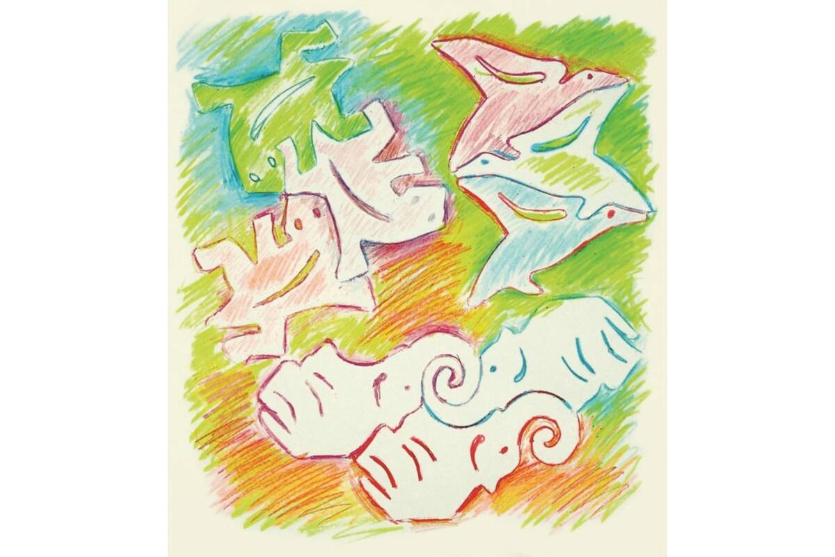 Dieren puzzel sjablonen 12 x 18 cm, 12 stuks