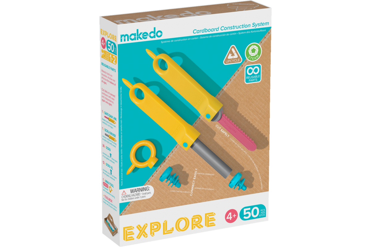 Makedo Explore Startersset 50-delig