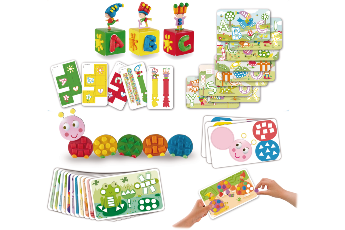 PlayMais® Classic kaarten Leuk om te leren, 84 stuks