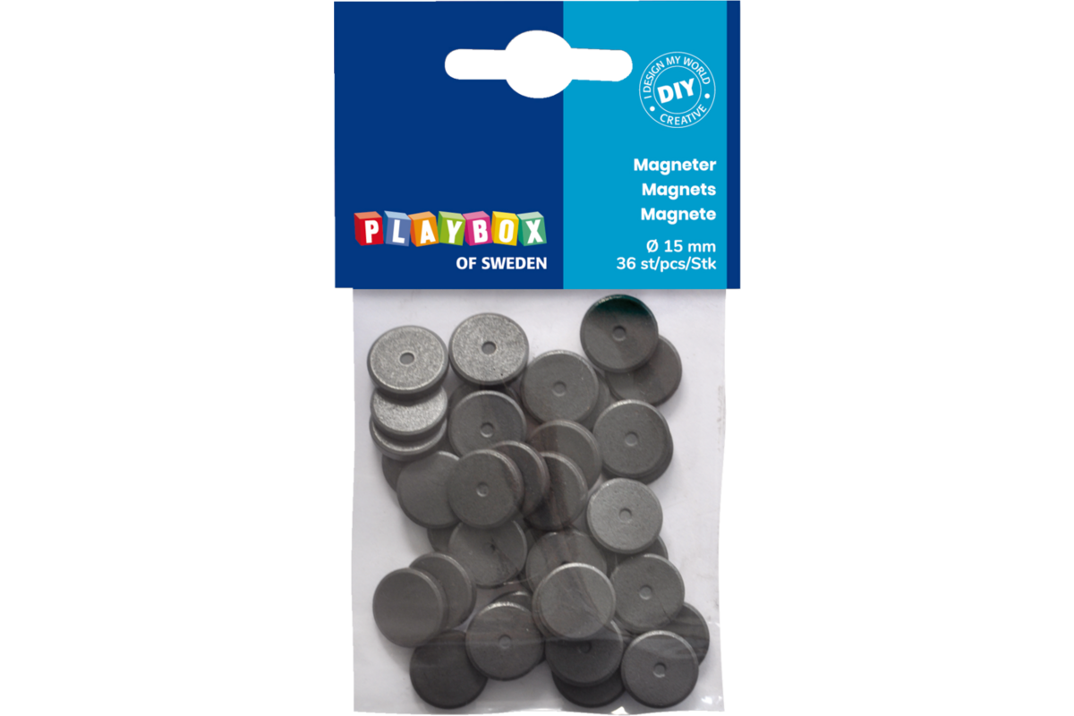 Magneten 1,5 cm, 36 stuks