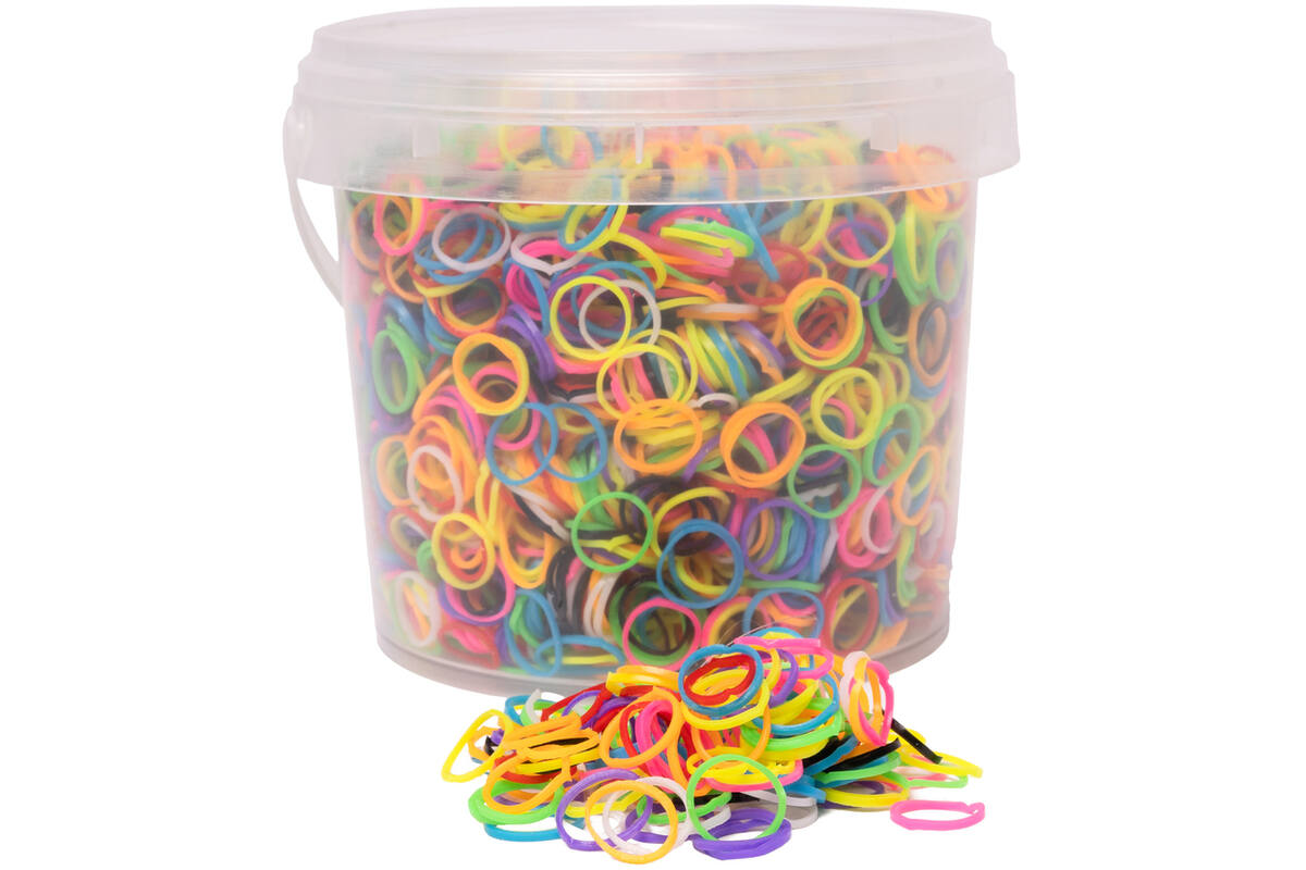 Loom bandjes assorti, 5000 stuks