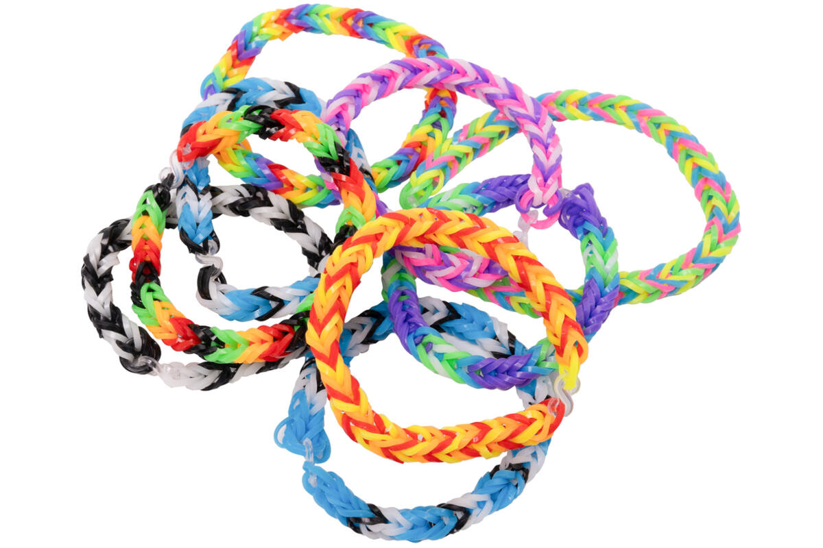 Loom bandjes assorti, 5000 stuks