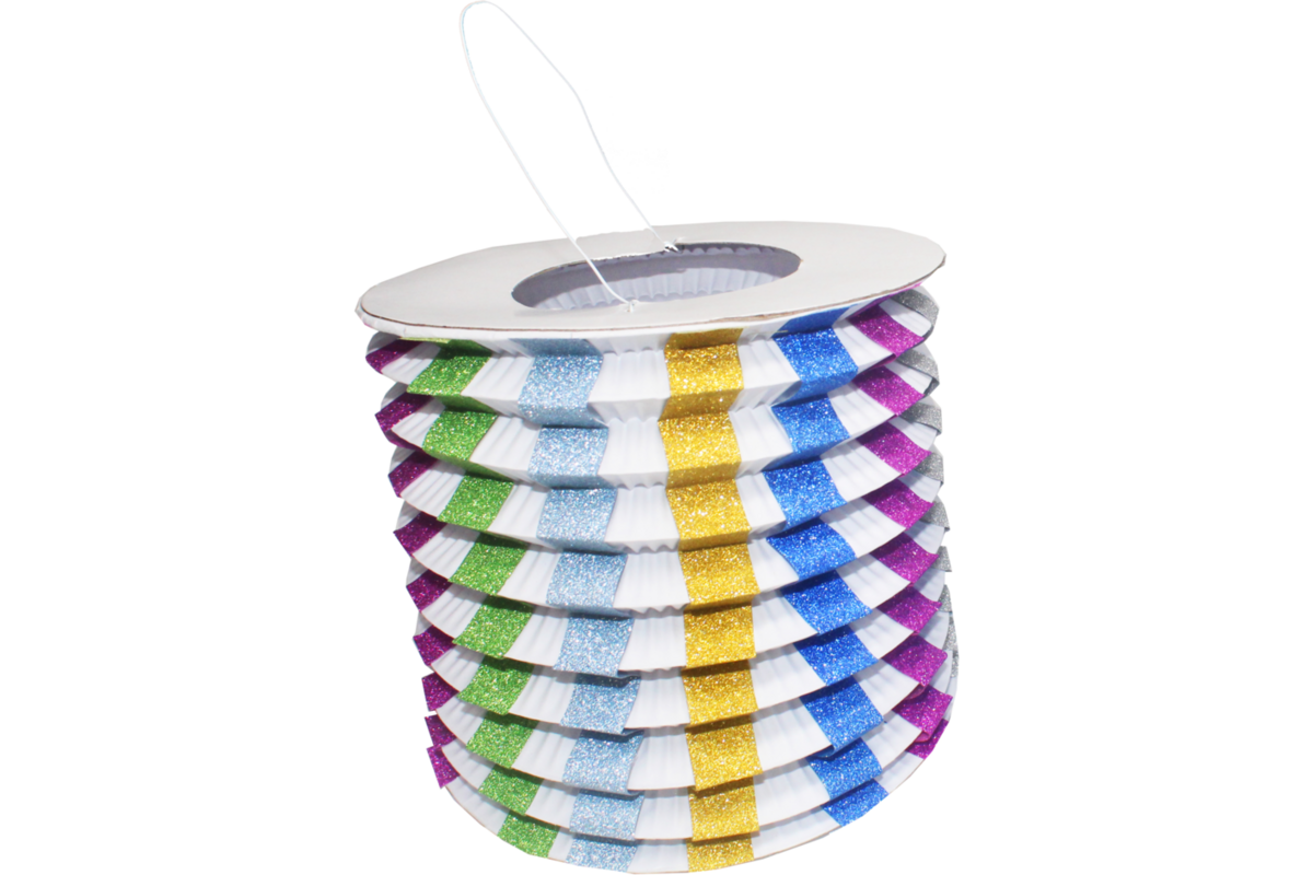 Tape glitter assorti 15mm x 10 meter, 6 stuks