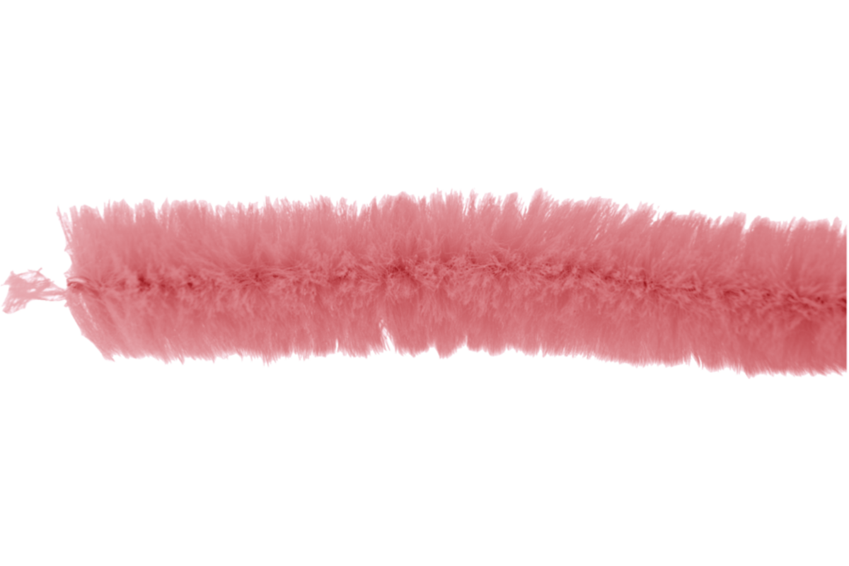Chenilledraad 7 mtr x 9 mm roze