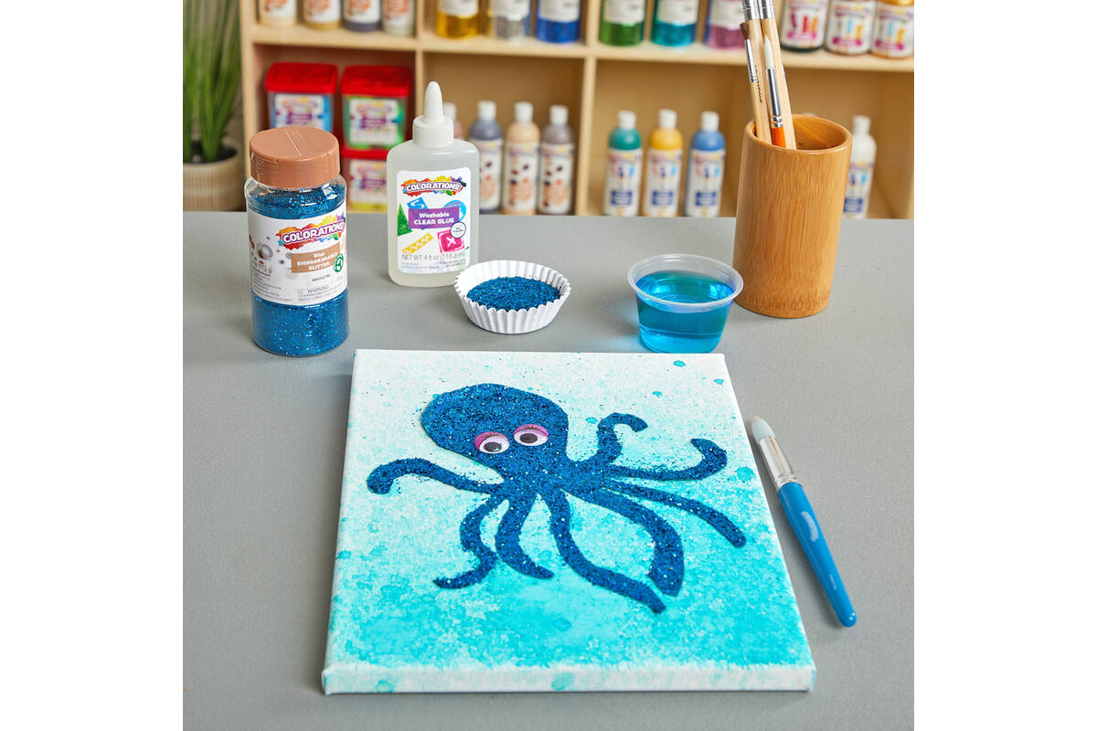 Glitter biologisch afbreekbaar 120 gram, blauw