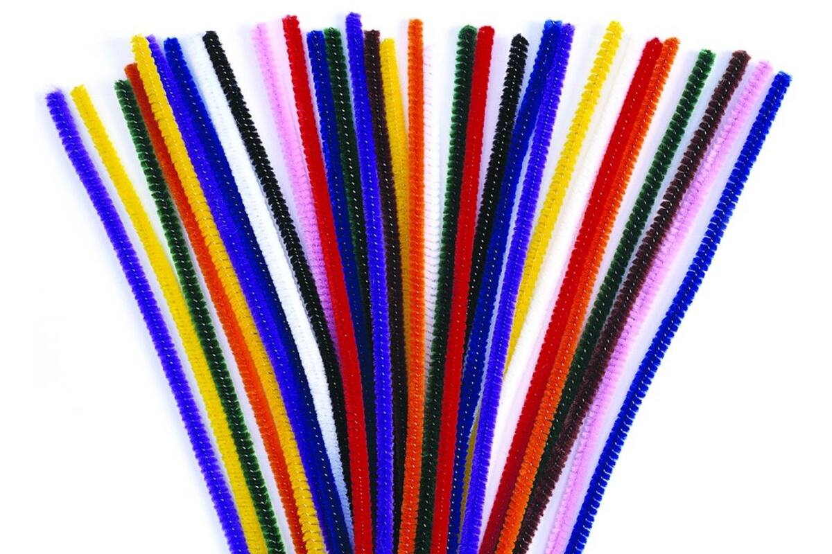 Chenilledraad 30 cm x 12 mm, 100 stuks