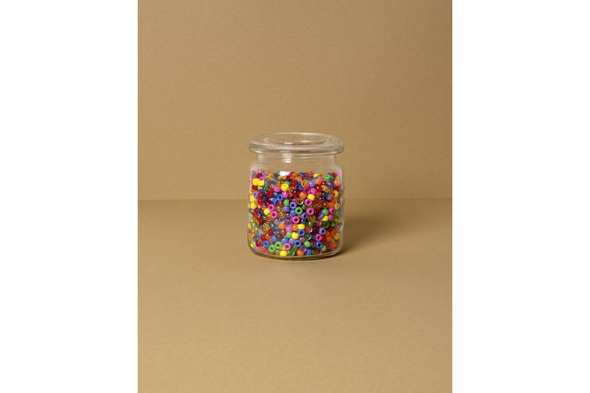 Crea-box kralen 9 mm assortie, 500 gram