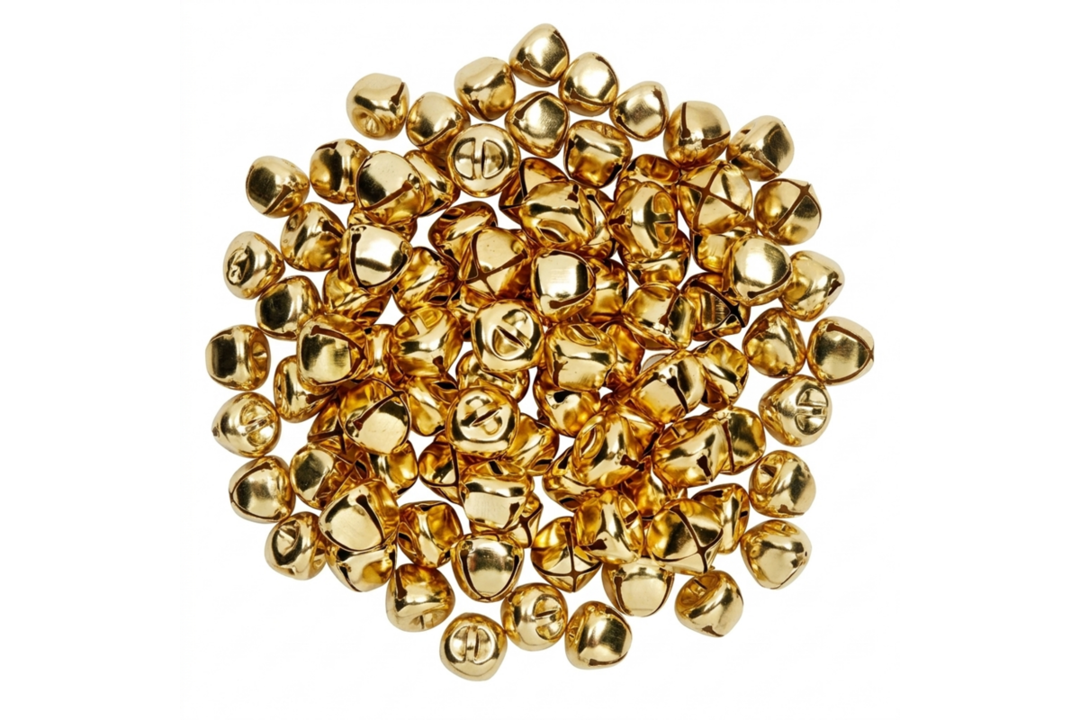 Belletjes goud, 150 stuks