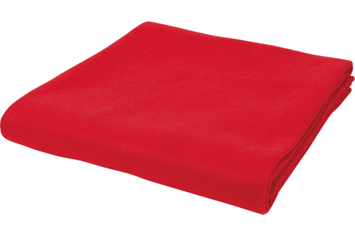 Vilt 90 x 100 cm rood