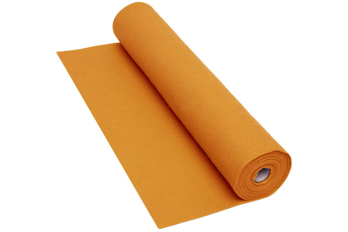 Vilt 45 x 500 cm oranje