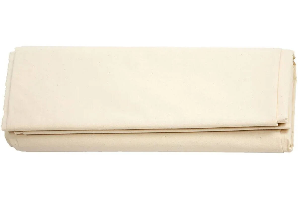 Ongebleekt katoen 148 gr. 168 x 500 cm
