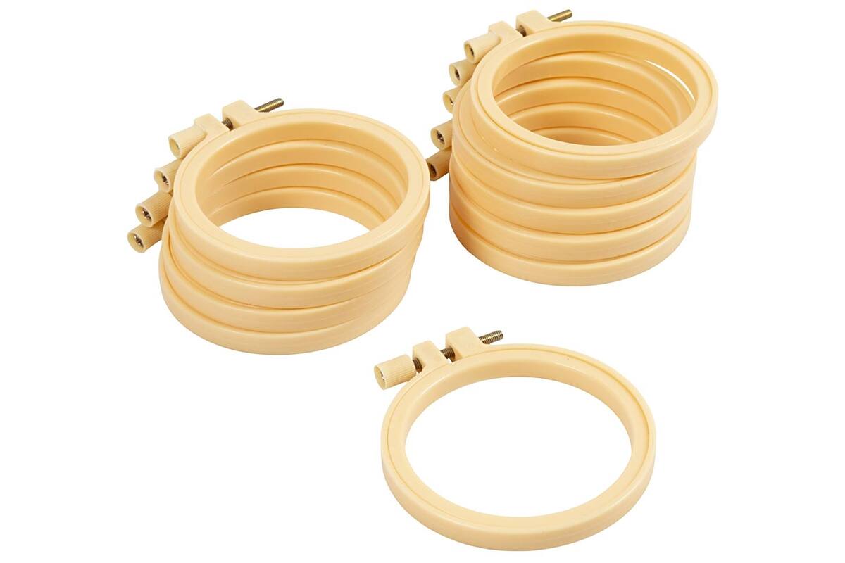 Borduurframe 9,5 cm, 10 stuks