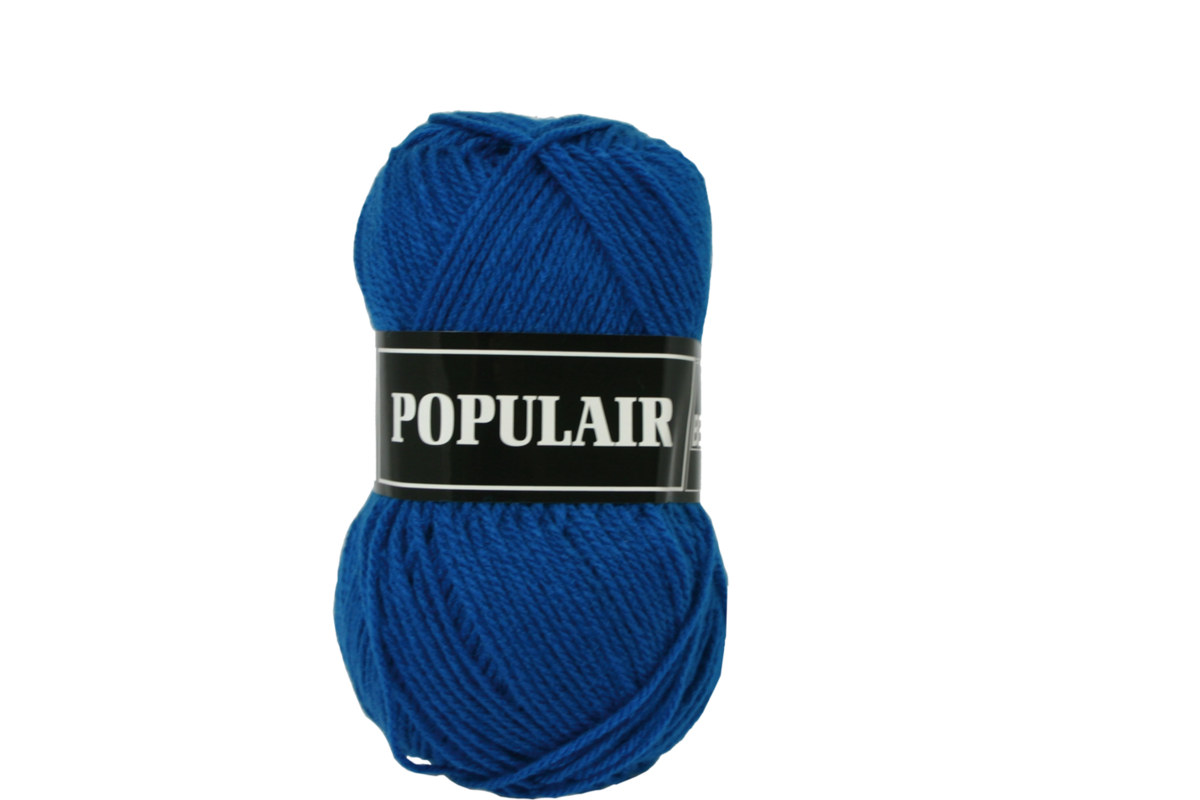 Breigaren populair acryl blauw 50 gram, 120 meter