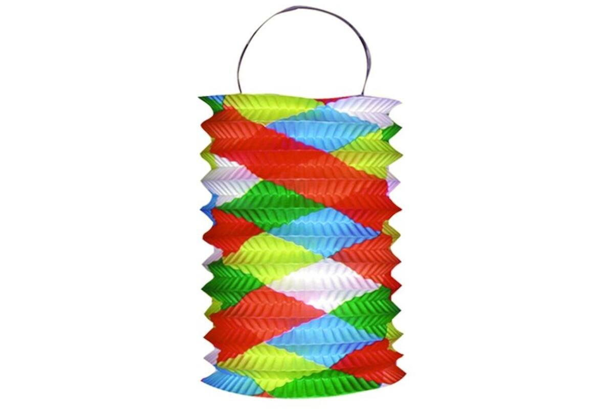 Lampion assorti rond 15 x 26 cm