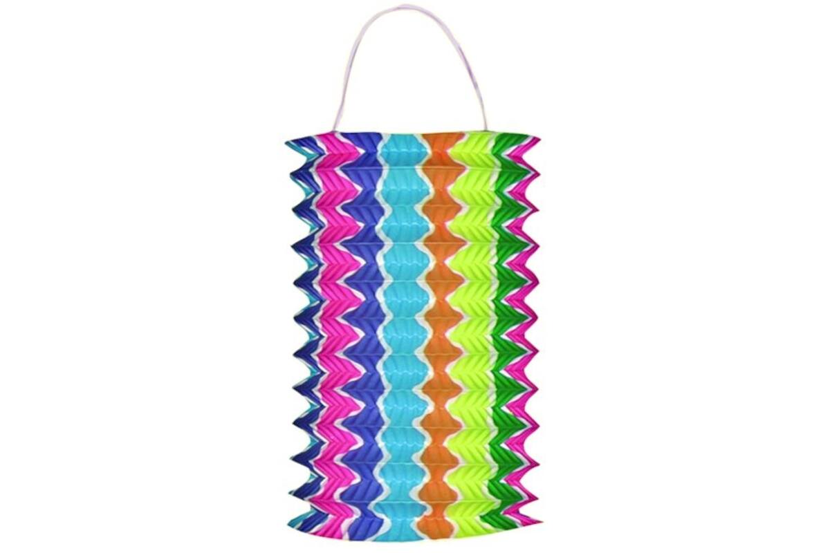 Lampion assorti rond 15 x 26 cm