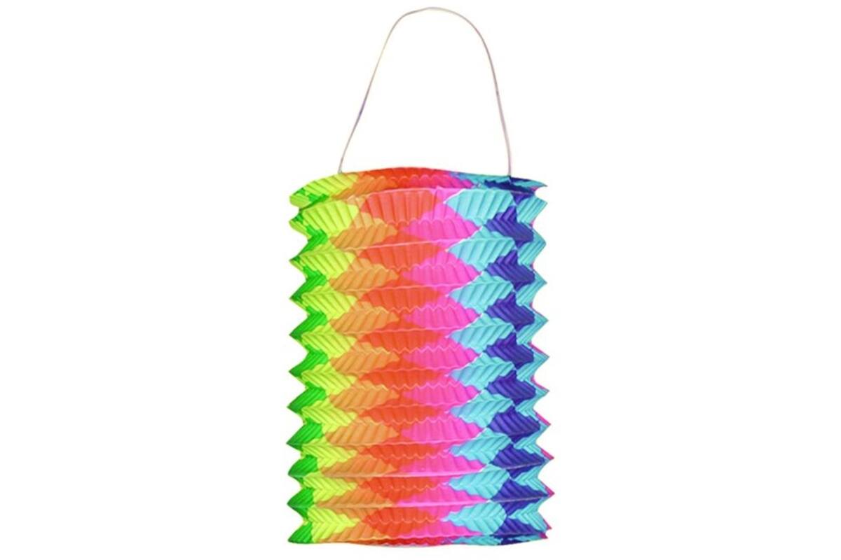 Lampion assorti rond 15 x 26 cm