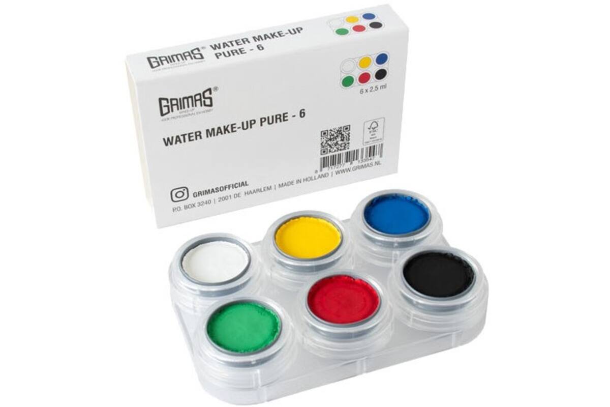 Schminkpallet professional, 6 kleuren
