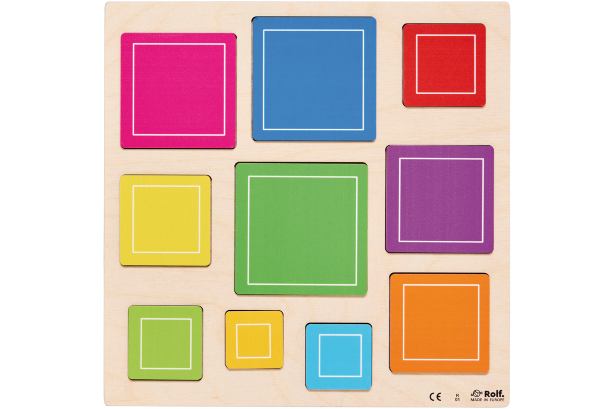 Rolf Puzzels - Reliëfpuzzelserie ontdek de grootte set 3, 3 stuks